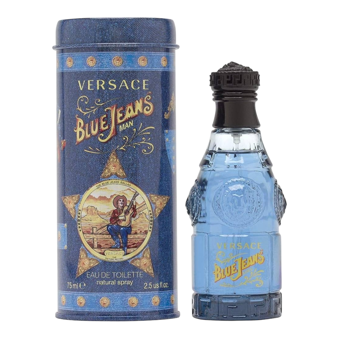 VERSACE BLUE JEANS EDT 75ML SPRAY INSCATOLATO
