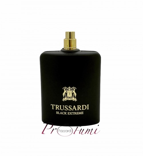 TRUSSARDI BLACK EXTREME UOMO EDT 100ML SPRAY(NO TAPPO)TS