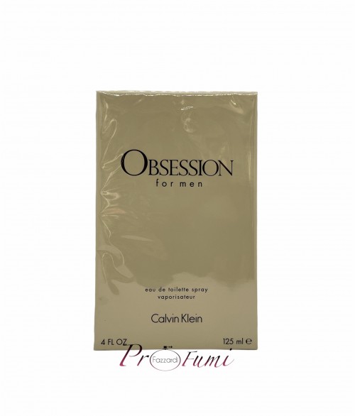 CALVIN KLEIN OBSESSION UOMO EDT 125ML SPRAY  INSCATOLATO