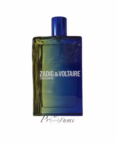 ZADIG VOLTAIRE THIS IS LOVE UOMO 100ML TESTER
