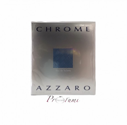 AZZARO CHROME UOMO EDT 100ML SPRAY INSCATOLATO