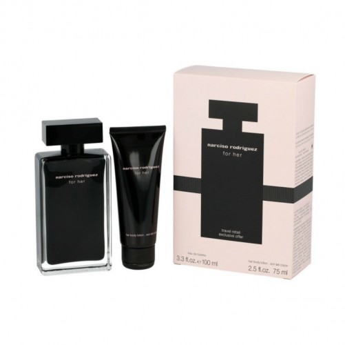 NARCISO ROD0RIGUEZ FOR HER EDT 100ML + 75ML LATTE CORPO