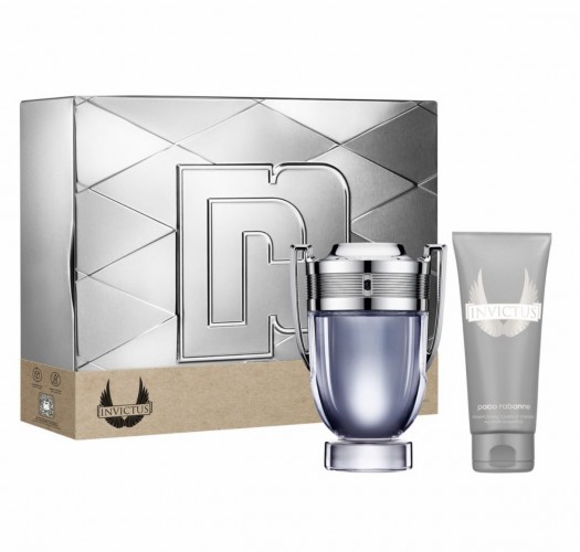 PACO RABANNE INVICTUS EDT 100ML+BAGNOSCHIUMA CORPO E CAPELLI CON