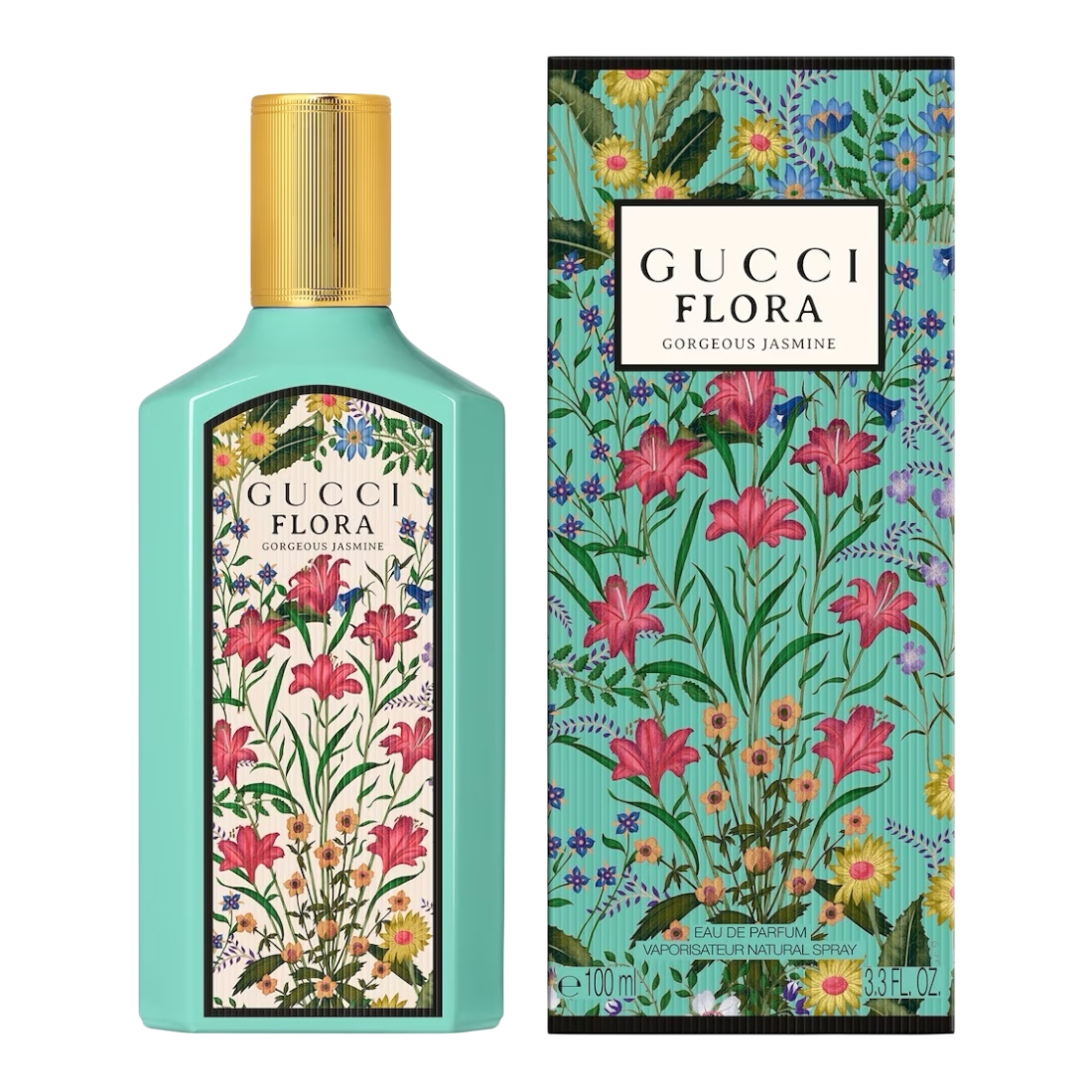 GUCCI FLORA GORGEOUS JASMINE EDP 100ML INSCATOLATO