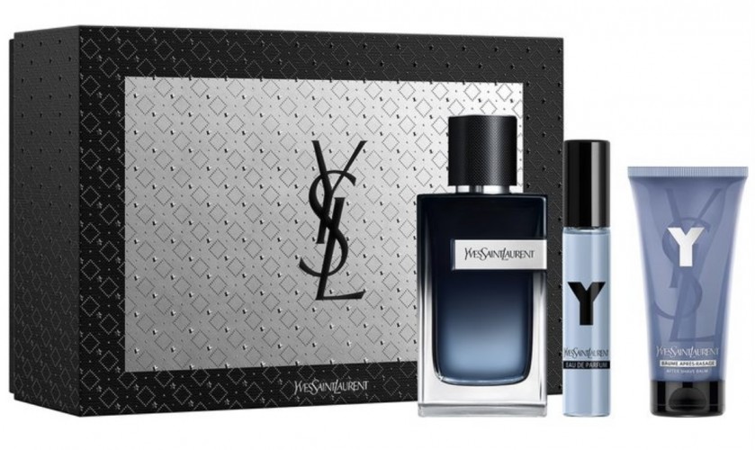 YSL Y  UOMO EDP 100ML+10 ML+DOPO BARBA CONFEZIONE