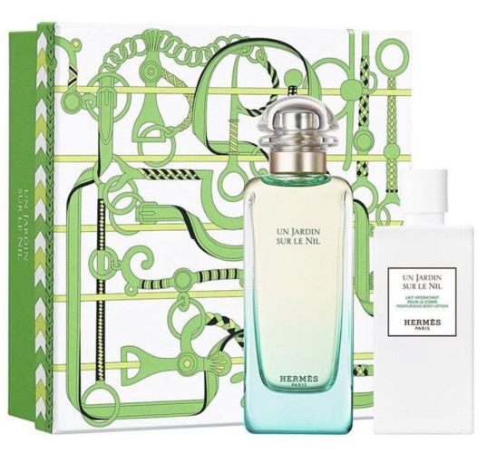 HERMES UN JARDIN SUR LE NIL EDT 100ML + LATTE CORPO CONFEZIONE