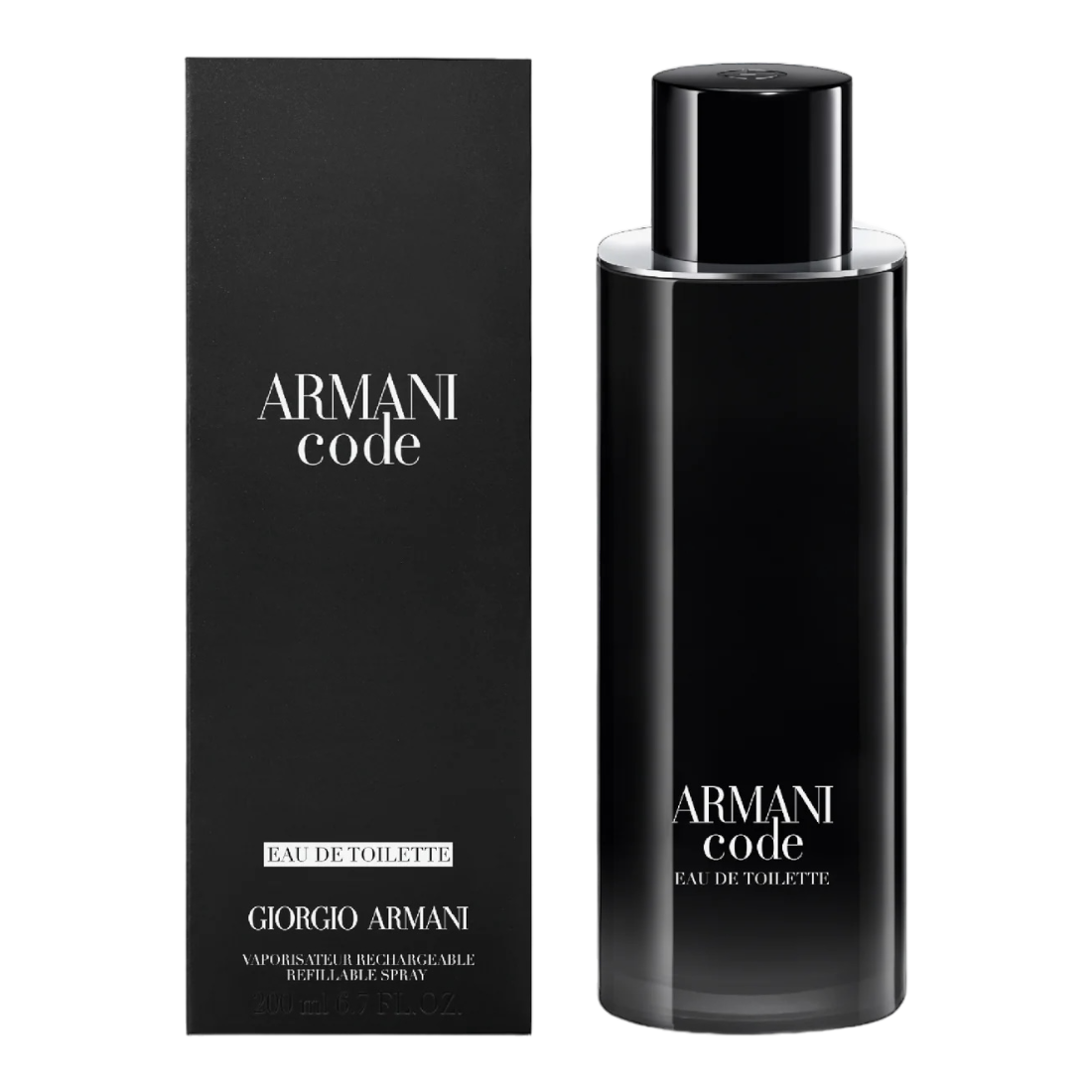 GIORGIO ARMANI CODE EDT 200ML INSCATOLATO RICARICABILE