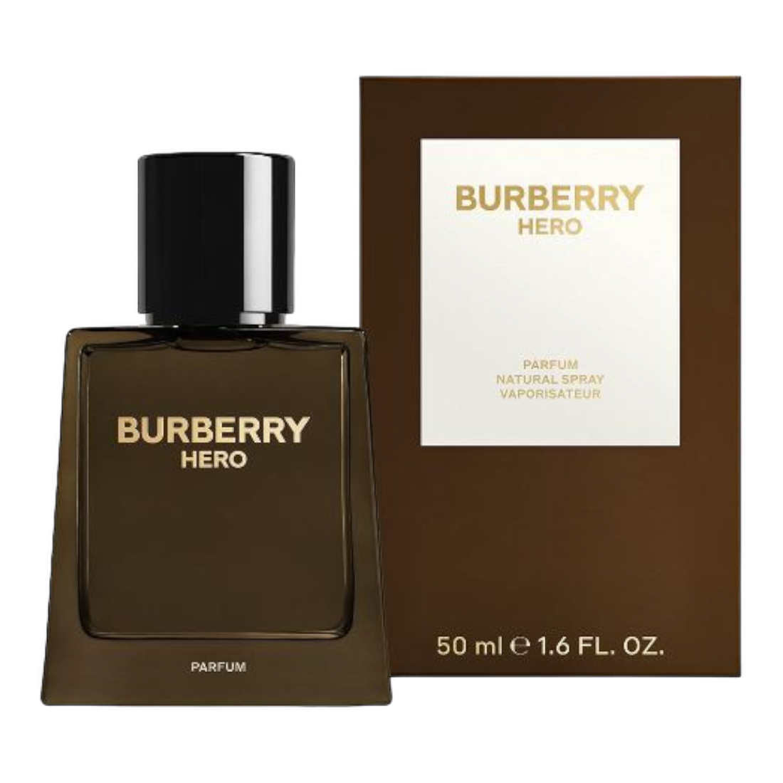 BURBERRY HERO PARFUM 50ML INSCATOLATO RICARICABILE