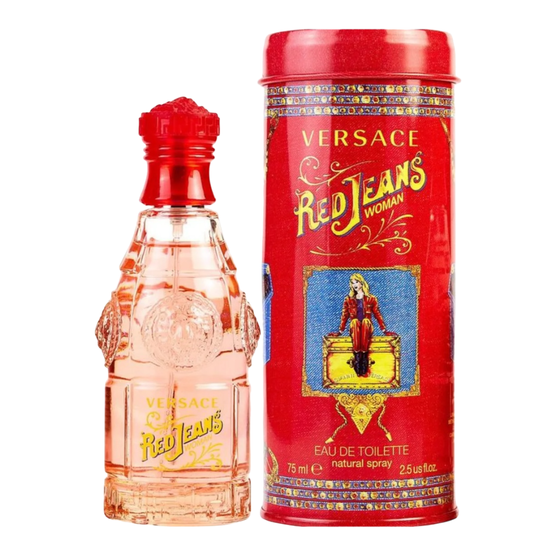 VERSACE RED JEANS EDT 75ML SPRAY INSCATOLATO