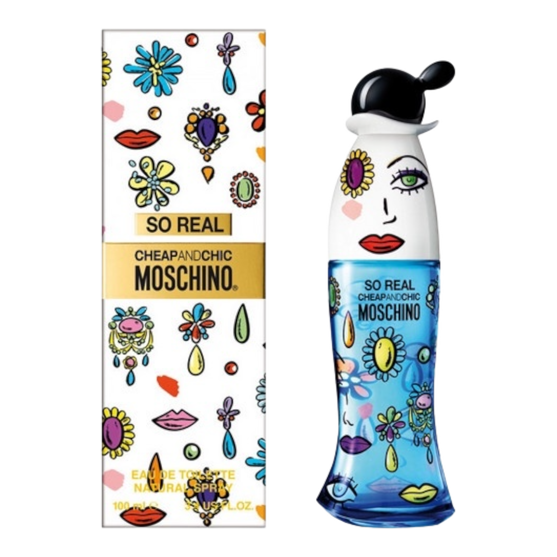 MOSCHINO CHEAPCHIC SO REAL EDT 100ML INSCATOLATO