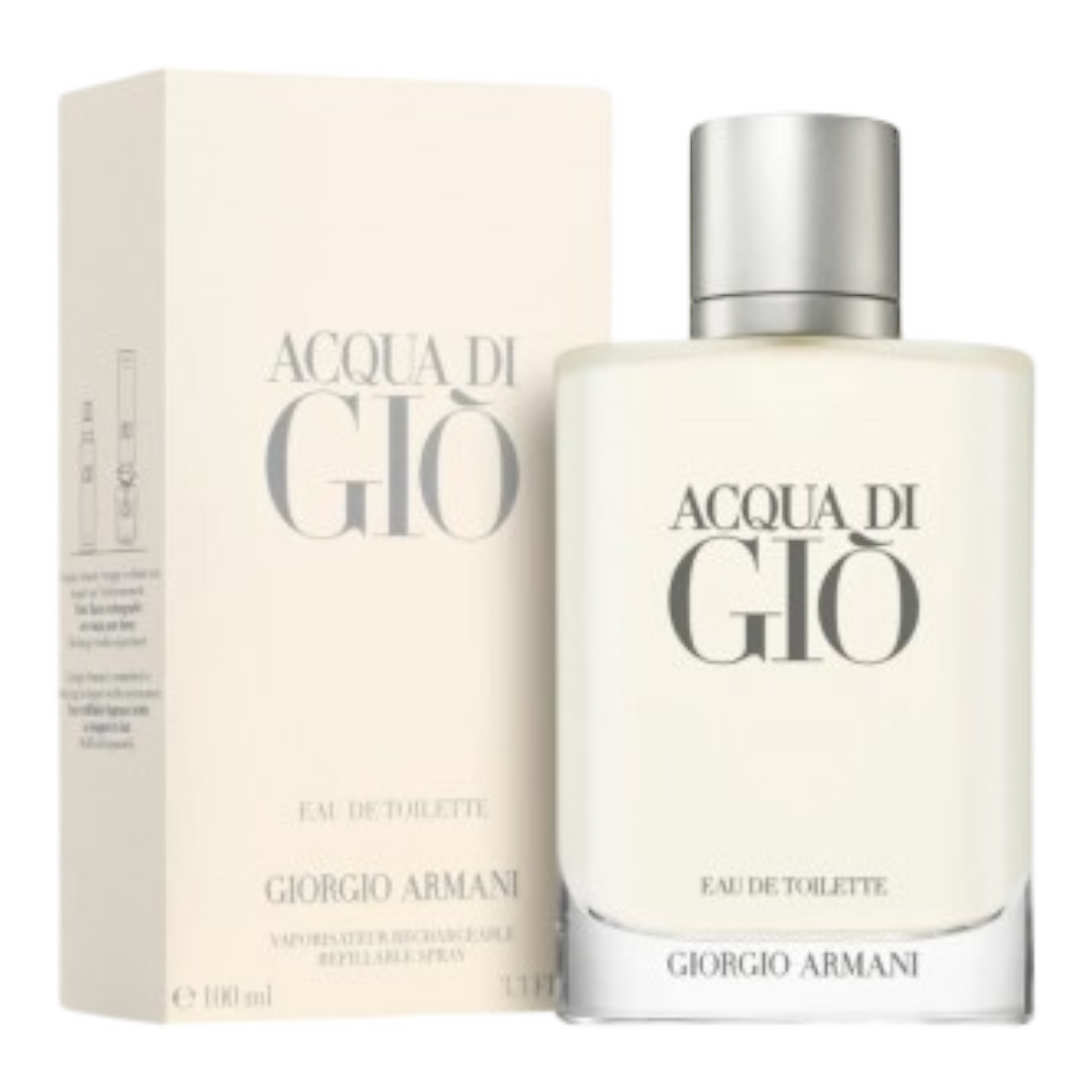 GIORGIO ARMANI ACQUA DI GIO UOMO EDT 100ML INSCATOLATO RICARIC