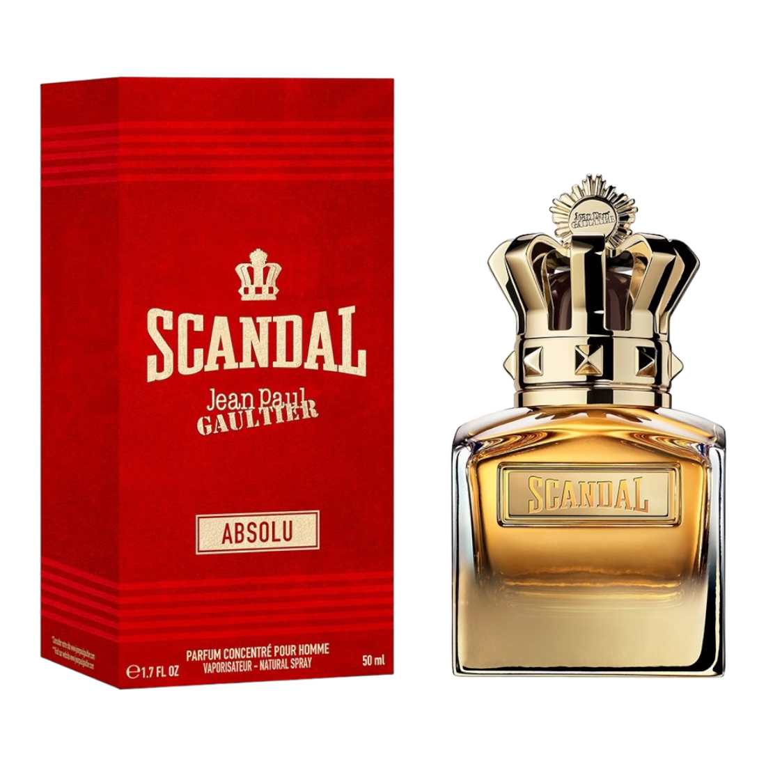 JEAN PAUL GAULTIER SCANDAL UOMO ABSOLU PARF 50ML INSCATOLATO