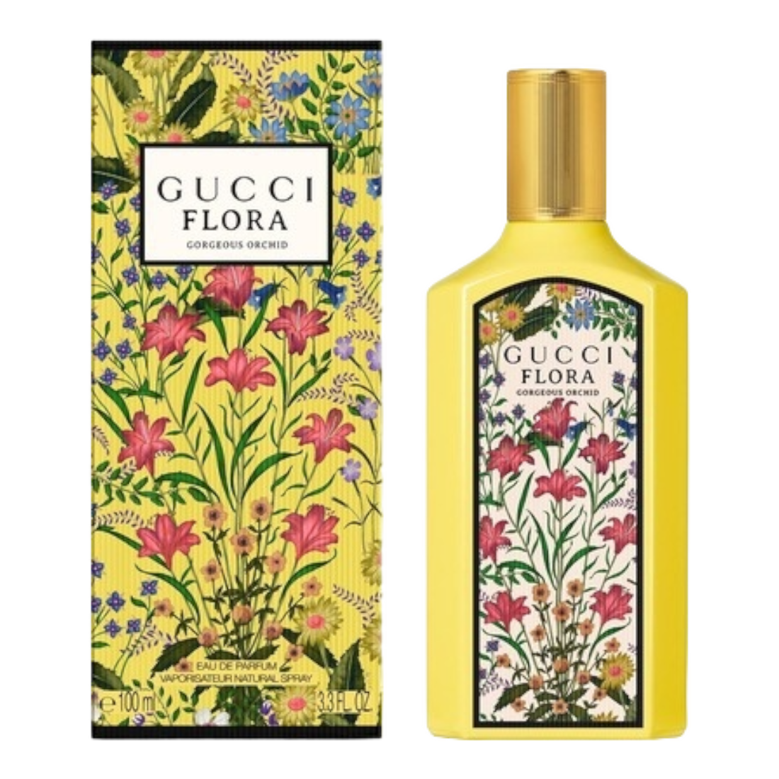 GUCCI FLORA GORGEOUS ORCHID EDP 100ML INSCATOLATO RICARICABILE