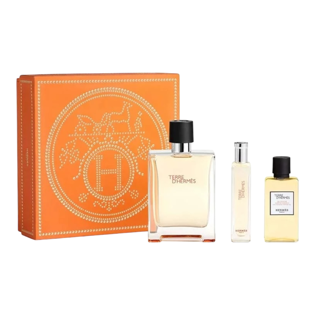 HERMES TERRE D'HERMES EDT 100ML+ 15ML + 40ML GEL DOCCIA