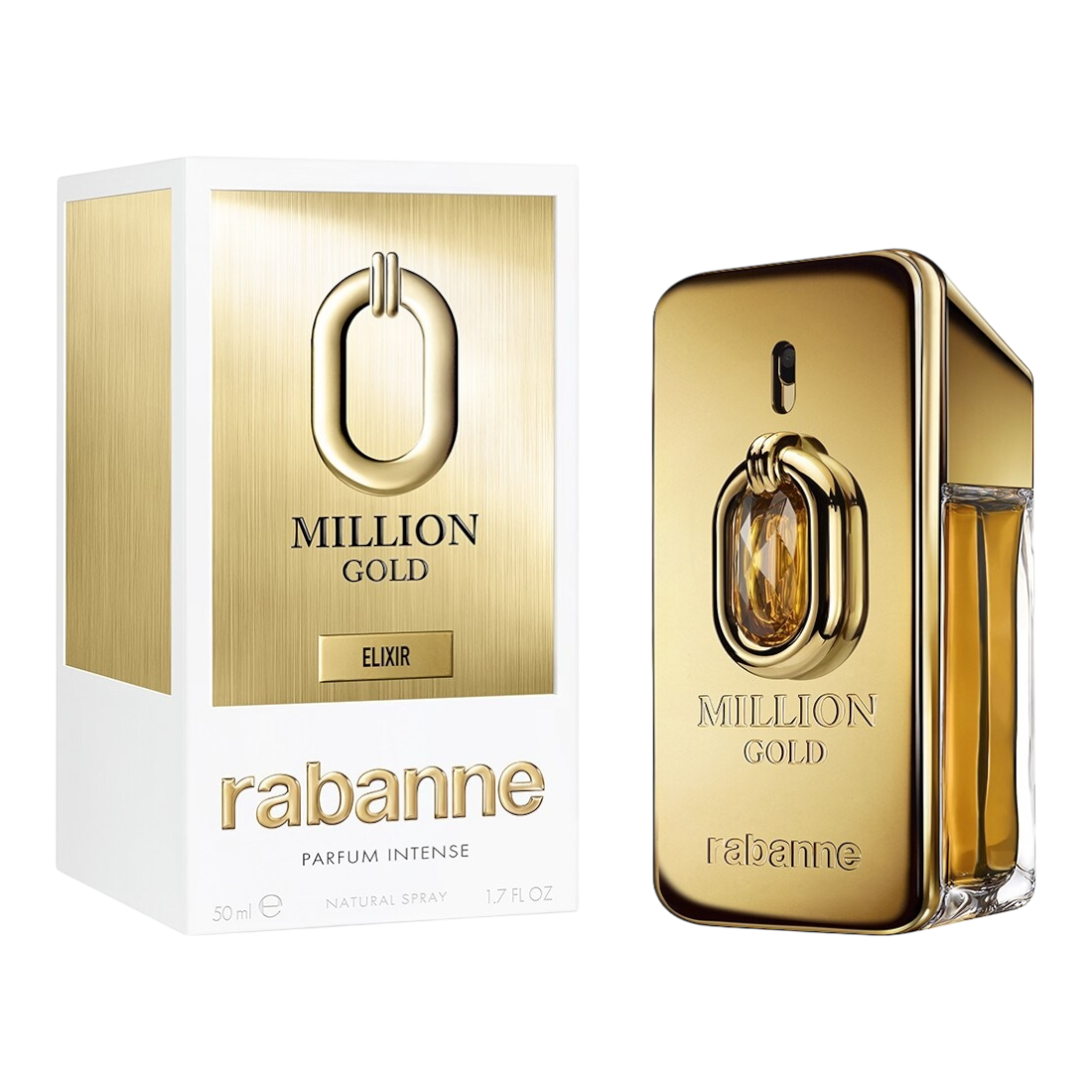 PACO RABANNE MILLION GOLD ELIXIR PARFUM INTENSE 50ML INSCATOLATO