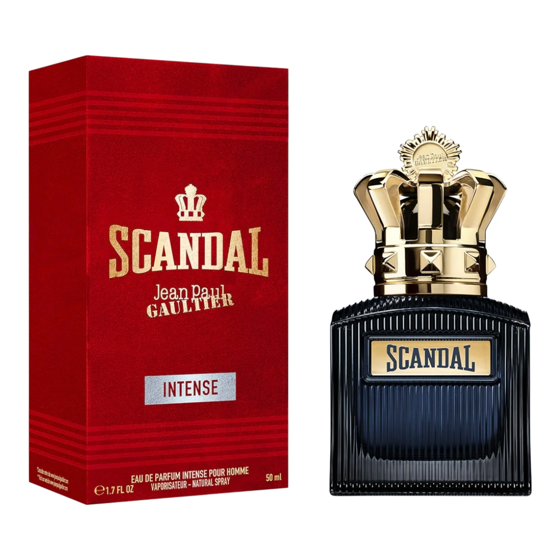 JEAN PAUL GAULTIER SCANDAL UOMO EDP INTENSE 50ML INSCATOLATO
