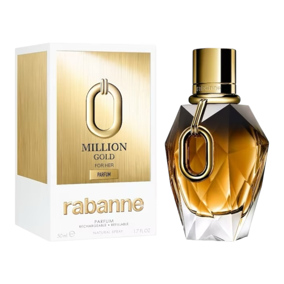 PACO RABANNE MILLION GOLD FOR HER PARFUM 50ML INSCATOLATO