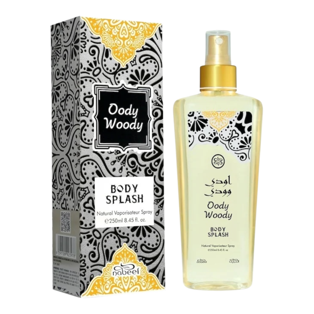 NABEEL OODY WOODY BODY SPLASH  250ML INSCATOLATO