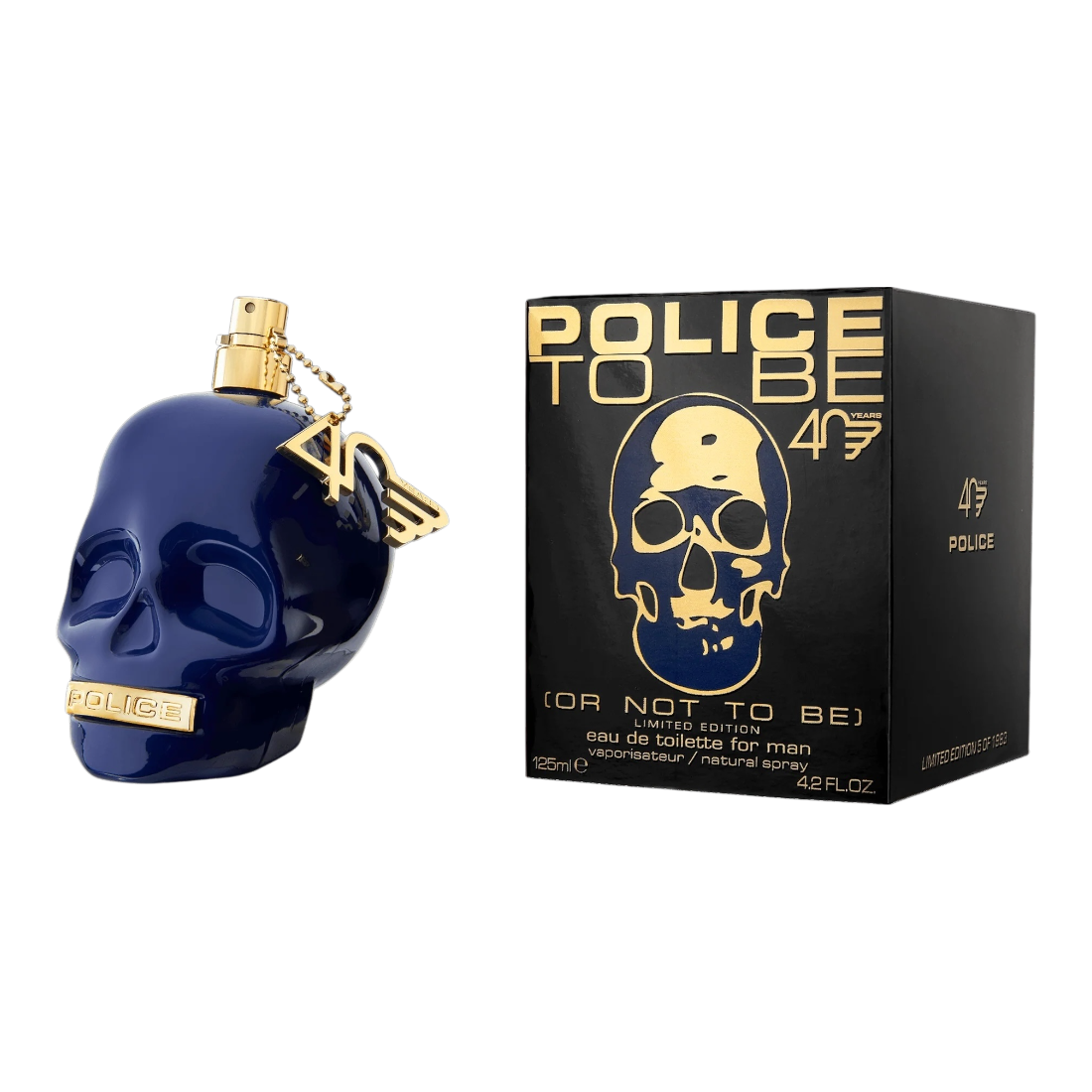 POLICE TO BE 40 YEARS EDT 125ML INSCATOLATO EDIZIONE LIMITATA