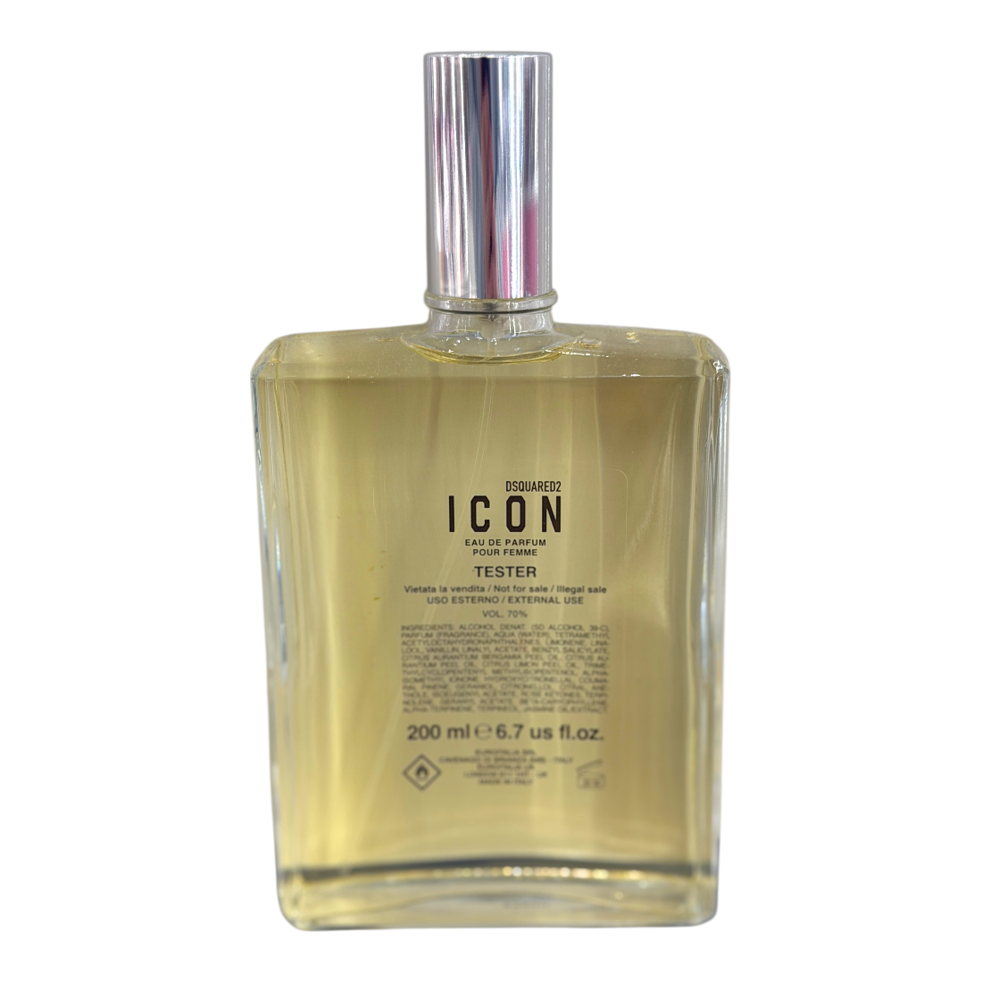 DSQUARED ICON POUR FEMME EDP 200ML TESTER FONTANA
