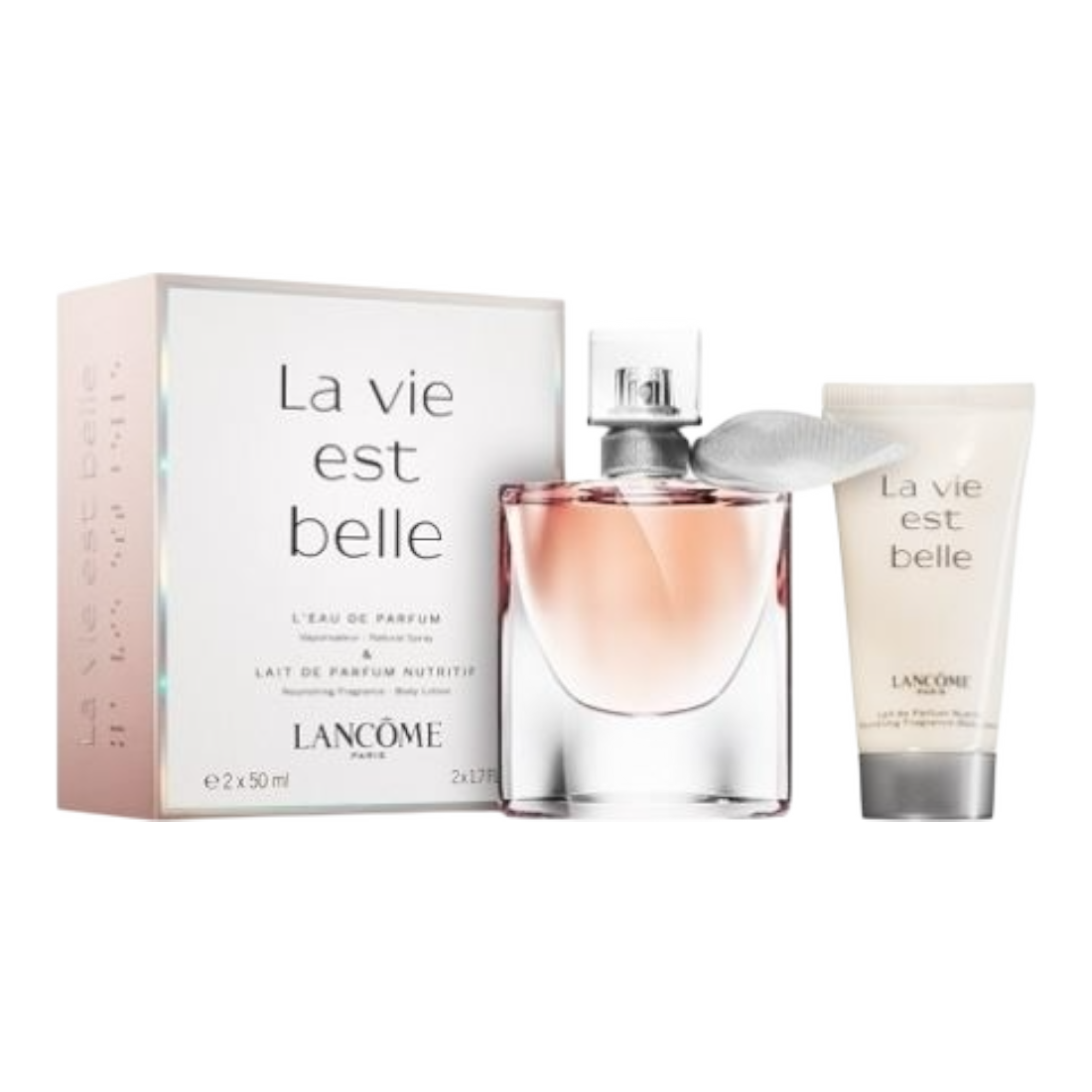 LANCOME LA VIE EST BELLE EDP 50ML+50ML LATTE CORPO