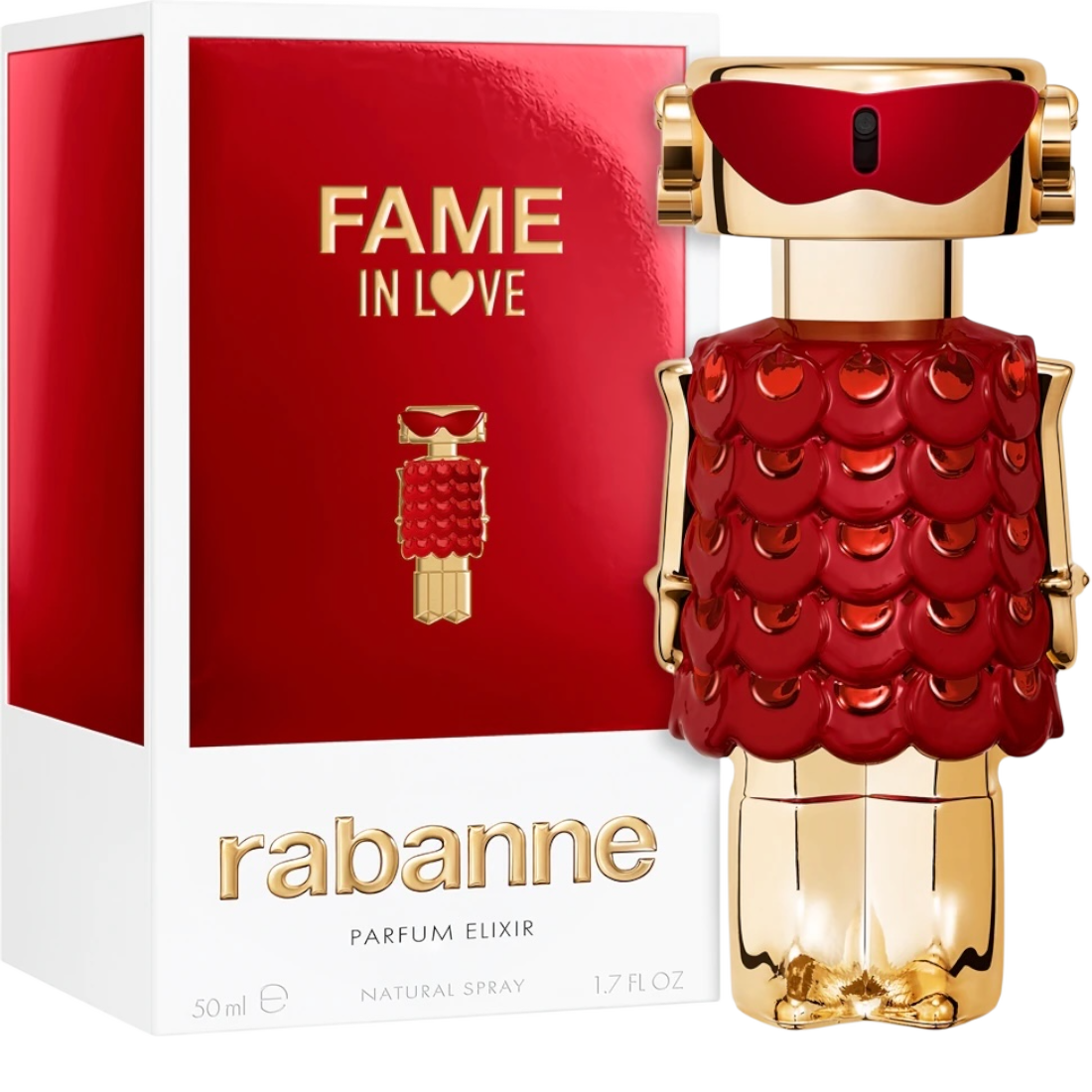 PACO RABANNE FAME IN LOVE PARFUM ELIXIR 50ML INSCATOLATO