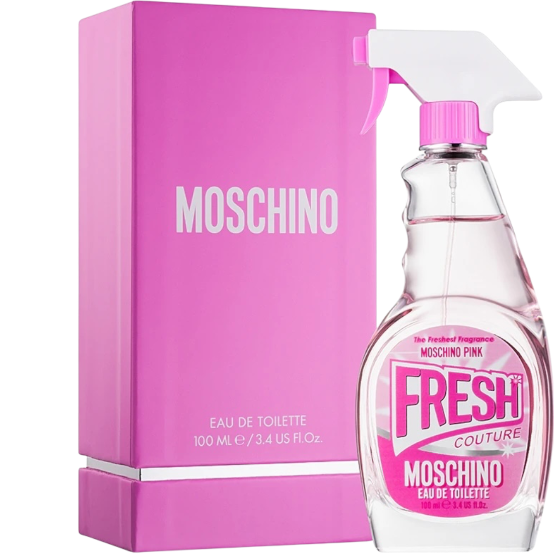 MOSCHINO FRESH PINK EDT 100ML SPRAY INSCATOLATO