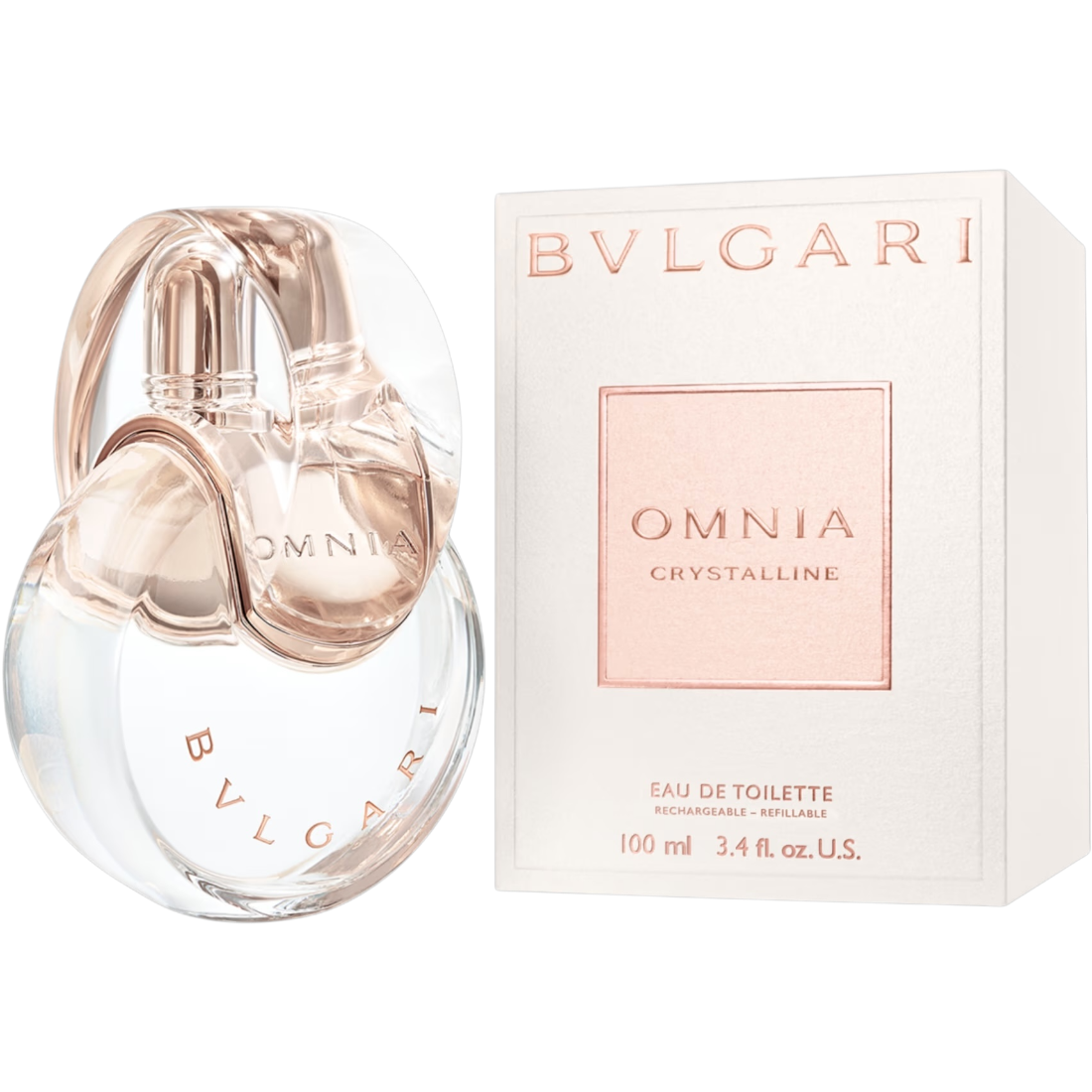 BULGARI OMNIA CRYSTALLINE EDT 100ML RICARICABILE INSCATOLATO