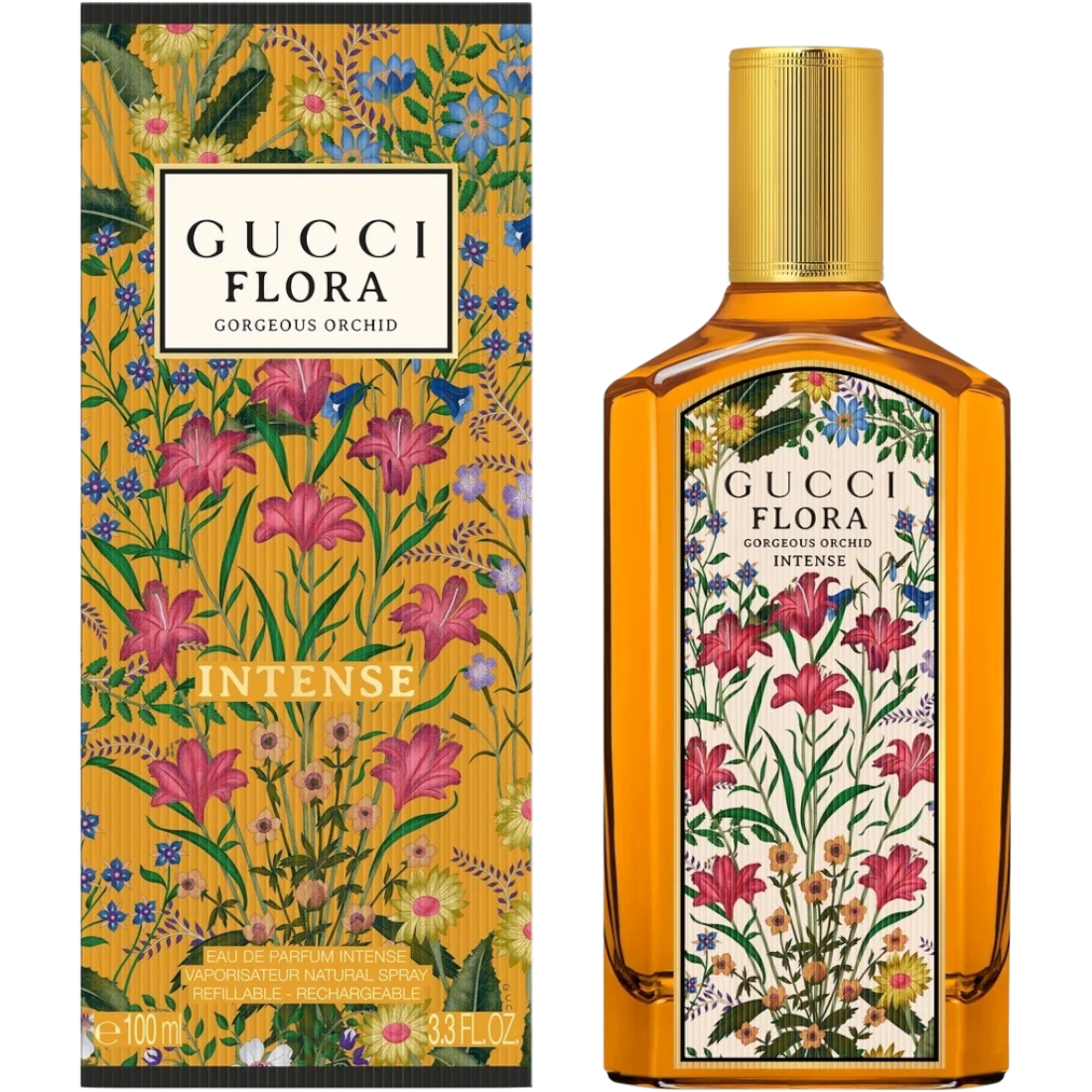 GUCCI FLORA GORGEOUS ORCHID INTENSE EDP 100ML INSCATOLATO
