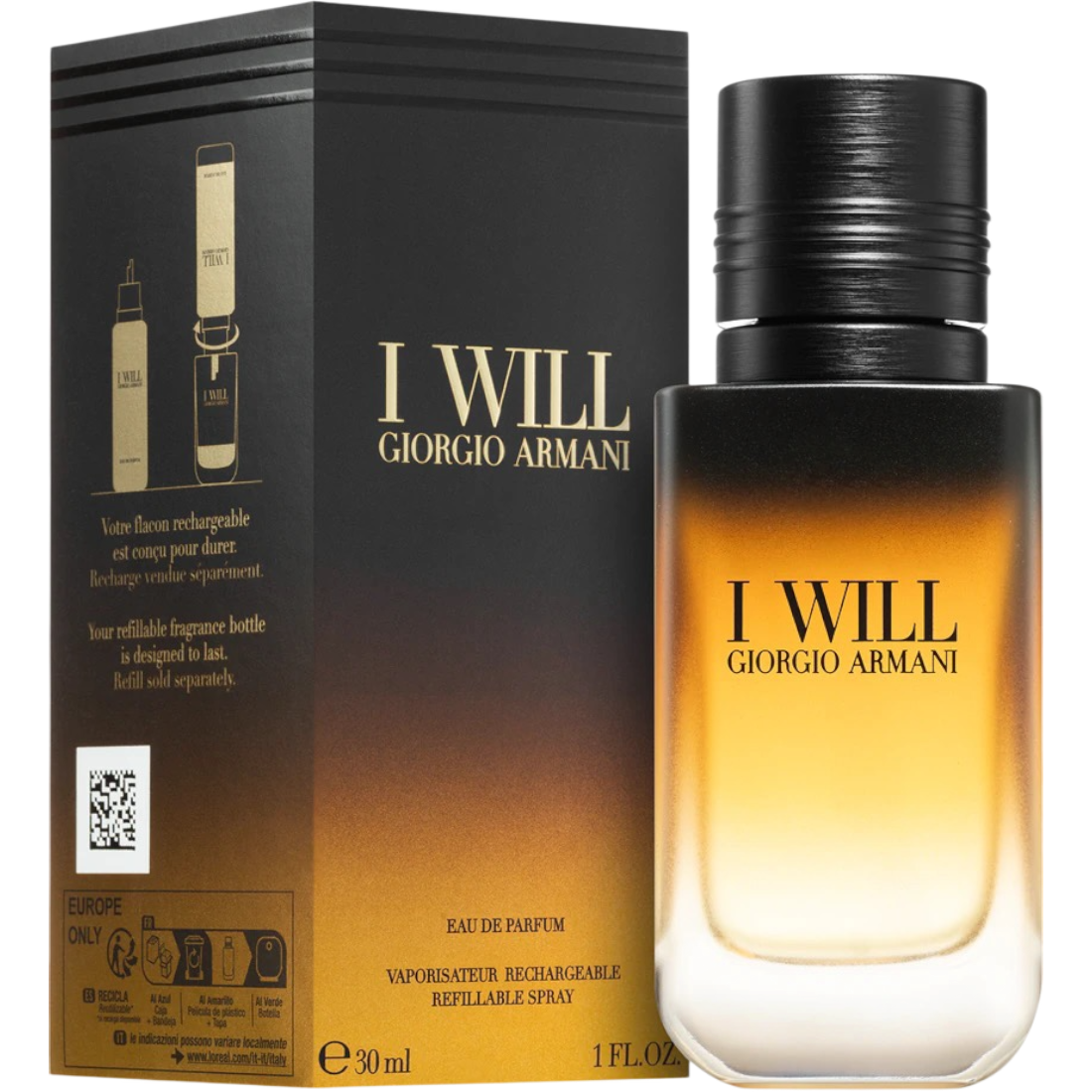 GIORGIO ARMANI I WILL EDP 30ML INSCATOLATO