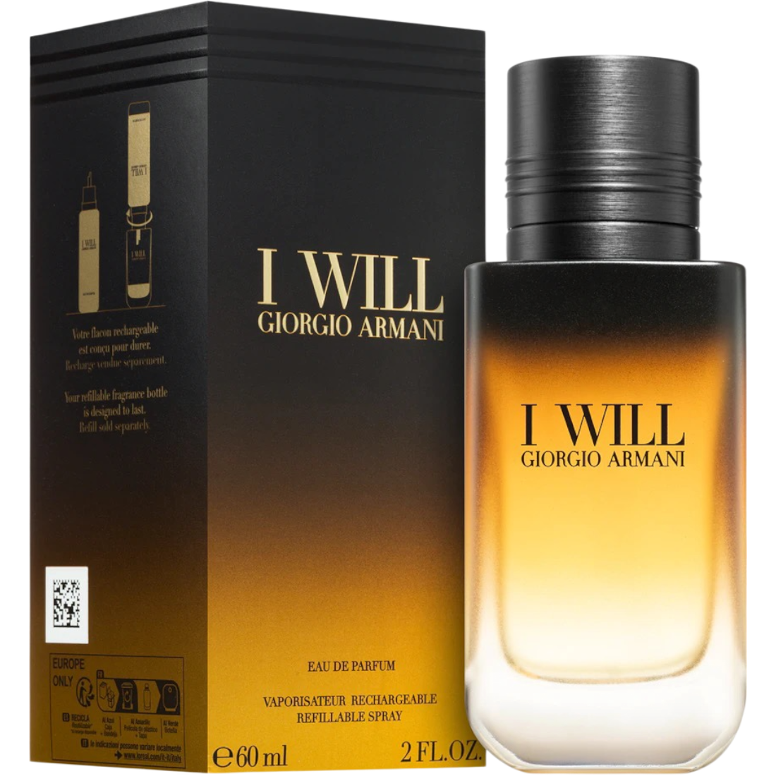 GIORGIO ARMANI I WILL EDP 60ML INSCATOLATO