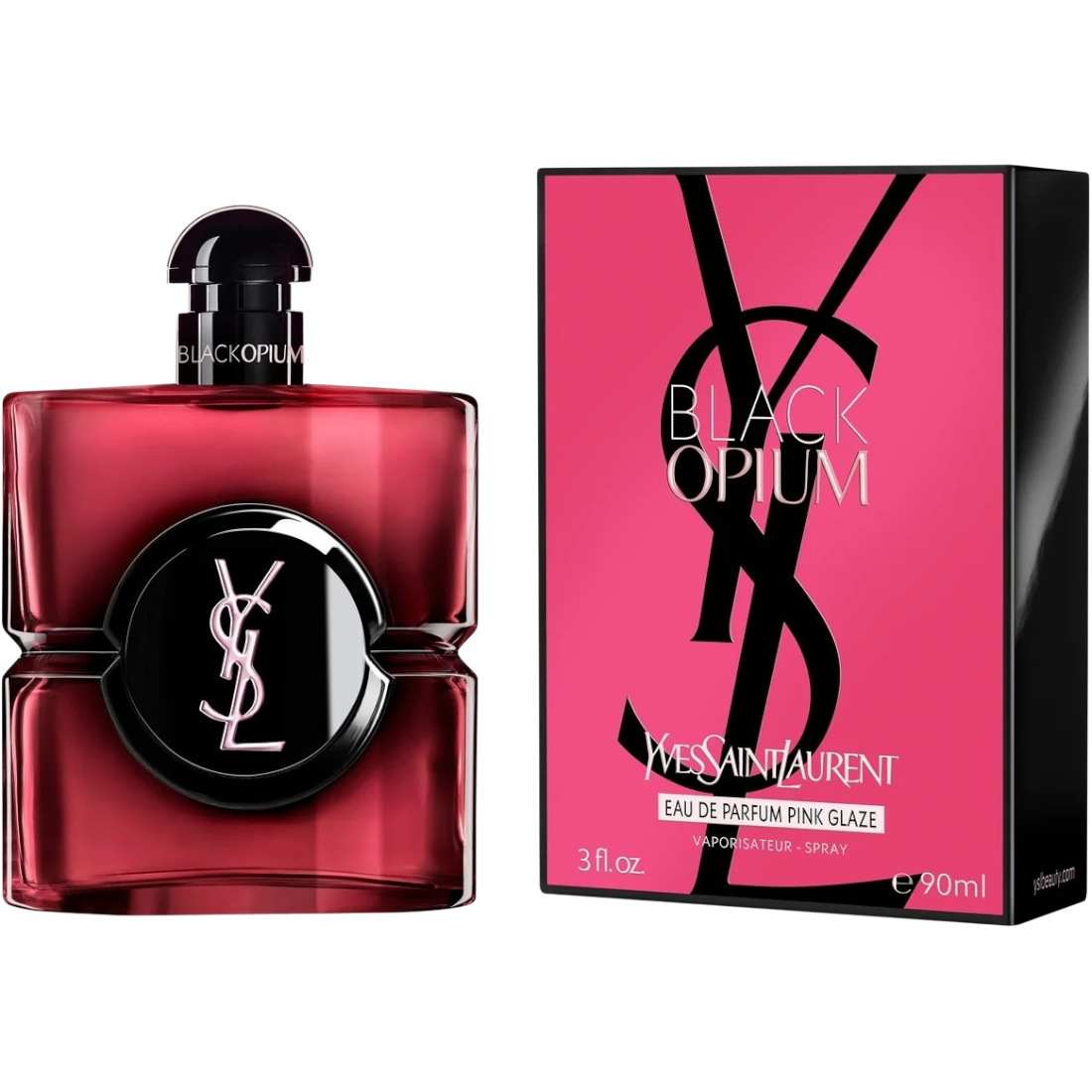 YSL BLACK OPIUM EDP PINK GLAZE EDP 90ML INSCATOLATO YSL BLACK OPIUM EDP PINK GLAZE EDP 90ML INSCATOLATO